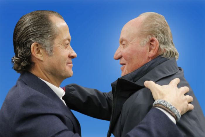 El luto no privó al banquero Juan Carlos Escotet de reunirse con Juan Carlos I en la visita del rey emérito a España