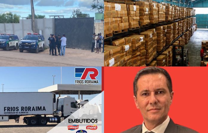 Operação da Receita Federal do Brasil na empresa Frios Roraima por contrabando de salsichas termina em tiroteio e fuga de suspeito para a Venezuela