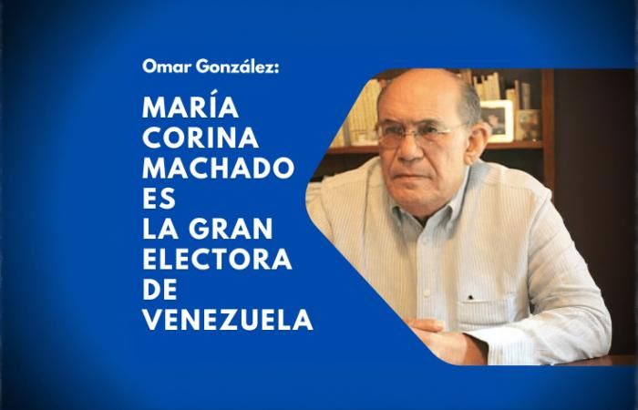 Omar González Moreno pronostica el triunfo de Edmundo González con el respaldo de María Corina Machado, «la gran electora de Venezuela»