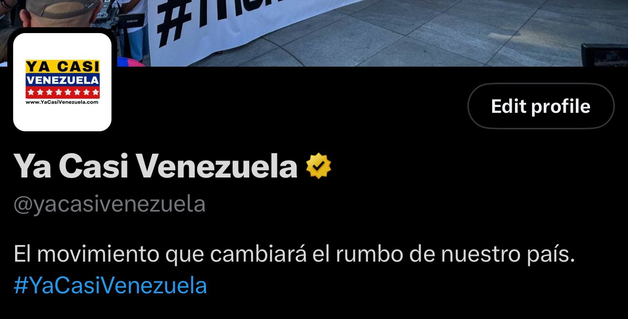 “X” califica al Movimiento #YaCasiVenezuela como cuenta verificada, lo que le otorga legitimidad ante los ataques del régimen para desacreditarlo