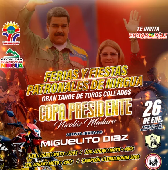 Lluvia de criticas en contra de cantante de música criolla Miguelito Diaz por ir a cantarle al presidente «de facto» Nicolás Maduro en Venezuela