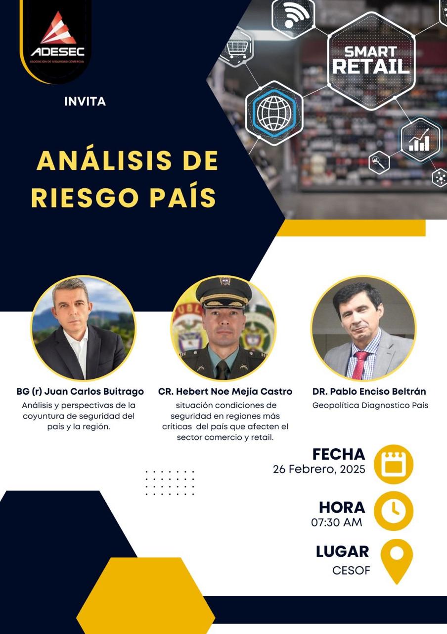 Análisis de la Coyuntura y la Seguridad Comercial: El Enfoque de Juan Carlos Buitrago en un Foro Crucial Análisis de la Coyuntura y la Seguridad Comercial: El Enfoque de Juan Carlos Buitrago en un Foro Crucial