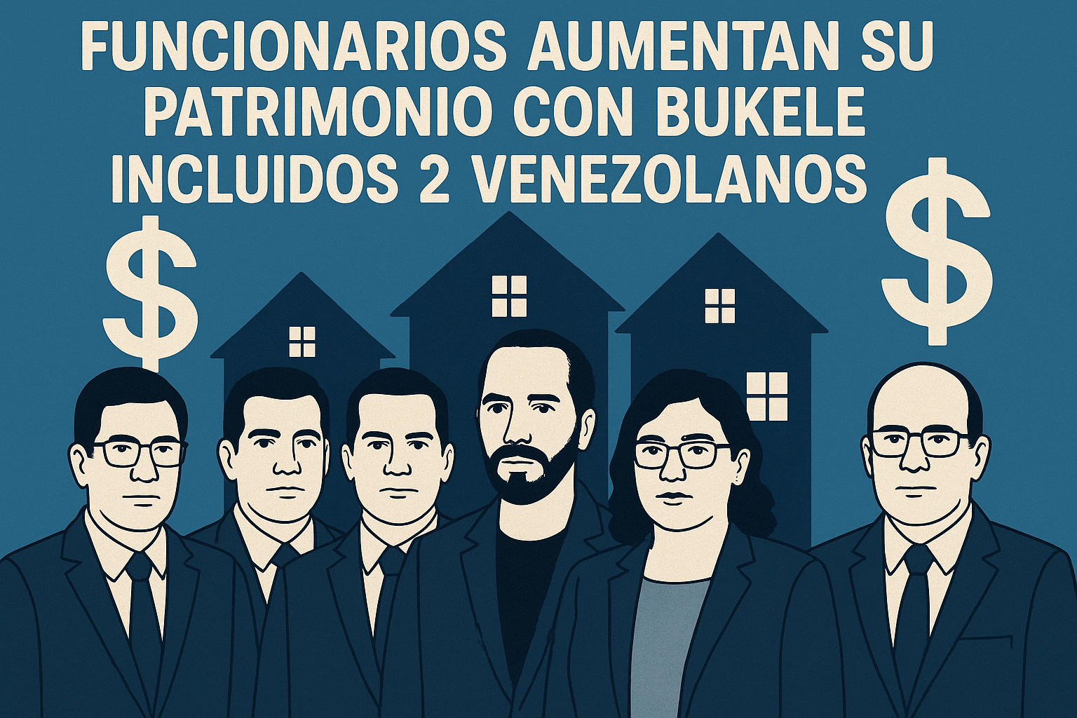 Seis funcionarios de Bukele, incluyendo dos venezolanos, aumentaron su patrimonio inmobiliario al entrar al Gobierno