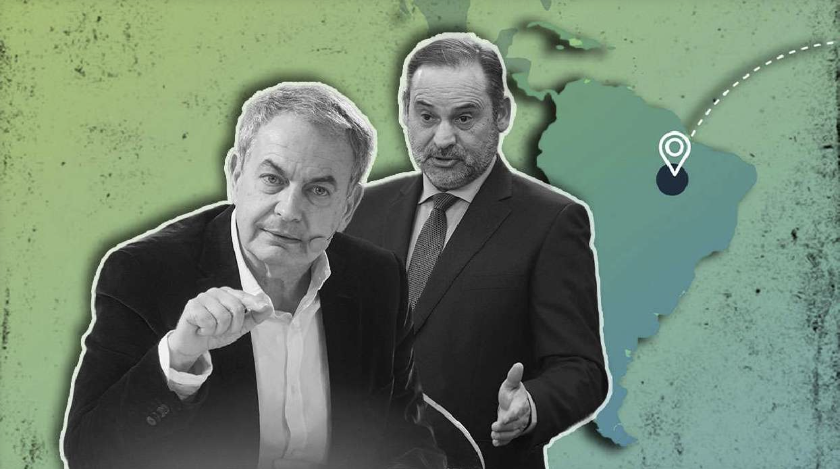 Zapatero se apropió de los contactos de Ábalos para tejer su red lobista en Iberoamérica
