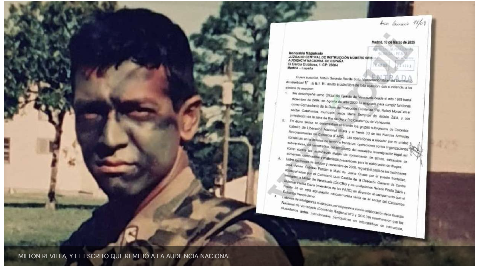 Un ex oficial venezolano viajará a España para reabrir la causa que conecta a ETA y las FARC