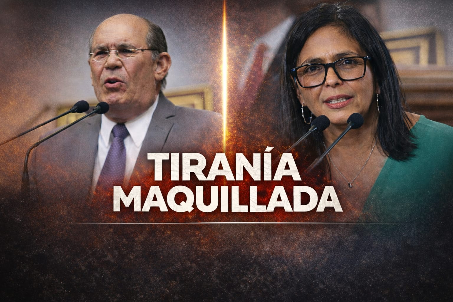 Omar González: Delcy Rodríguez representa la misma tiranía pero maquillada y en tacones Omar González: Delcy Rodríguez representa la misma tiranía pero maquillada y en tacones