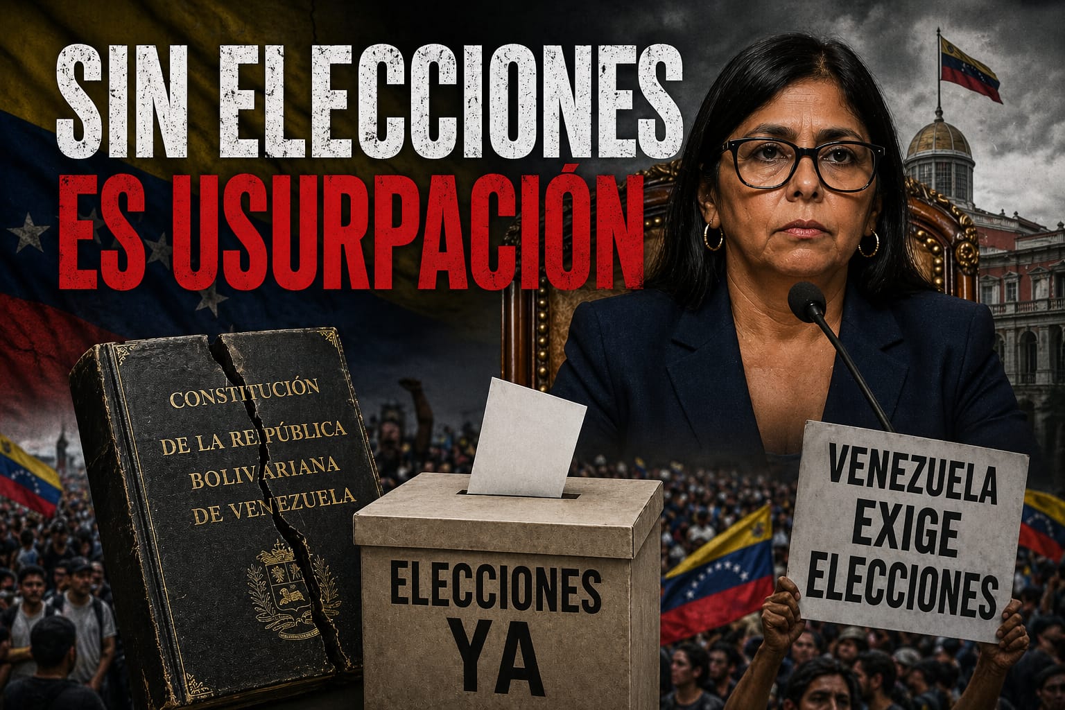 Omar González: El interinato de Delcy Rodríguez es insostenible