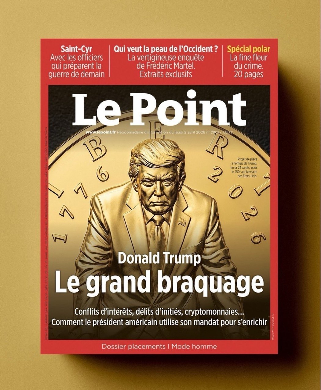 Donald Trump, El gran atraco, Conflictos de intereses, información privilegiada, criptomonedas… Cómo el presidente estadounidense utiliza su mandato para enriquecerse