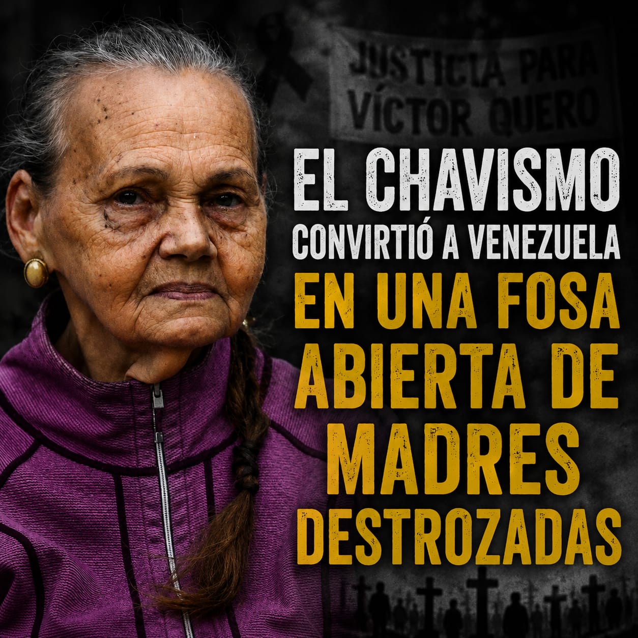 Omar González: El chavismo convirtió a Venezuela en una fosa abierta de madres destrozadas