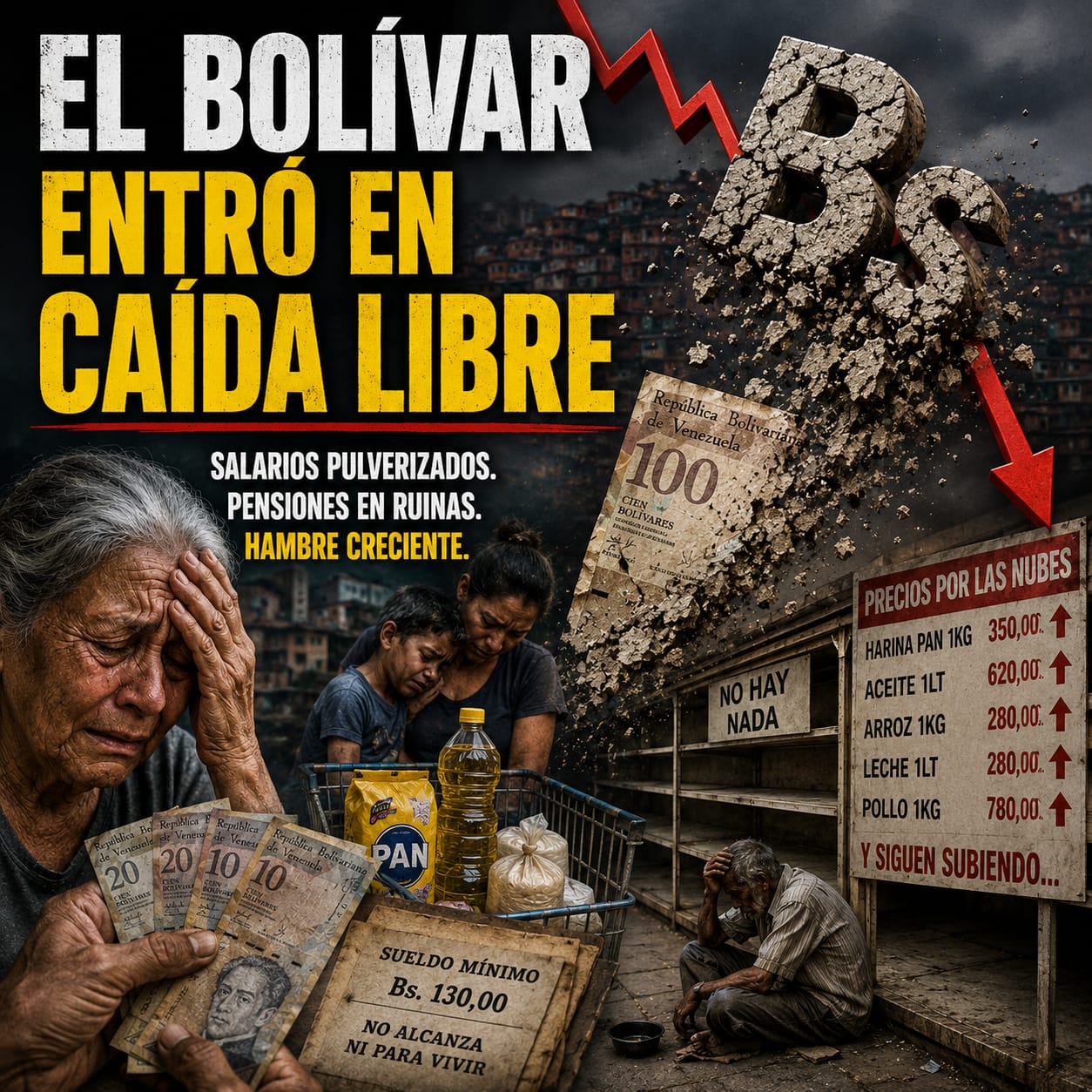 Omar González: La crisis económica es insoportable para millones de venezolanos Omar González: La crisis económica es insoportable para millones de venezolanos