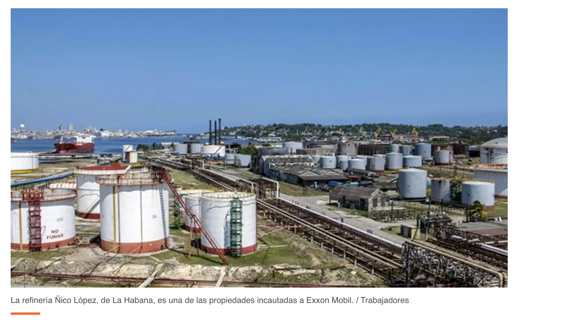 El Tribunal Supremo de EE UU falla a favor de Exxon Mobil y niega la inmunidad del Estado cubano El Tribunal Supremo de EE UU falla a favor de Exxon Mobil y niega la inmunidad del Estado cubano