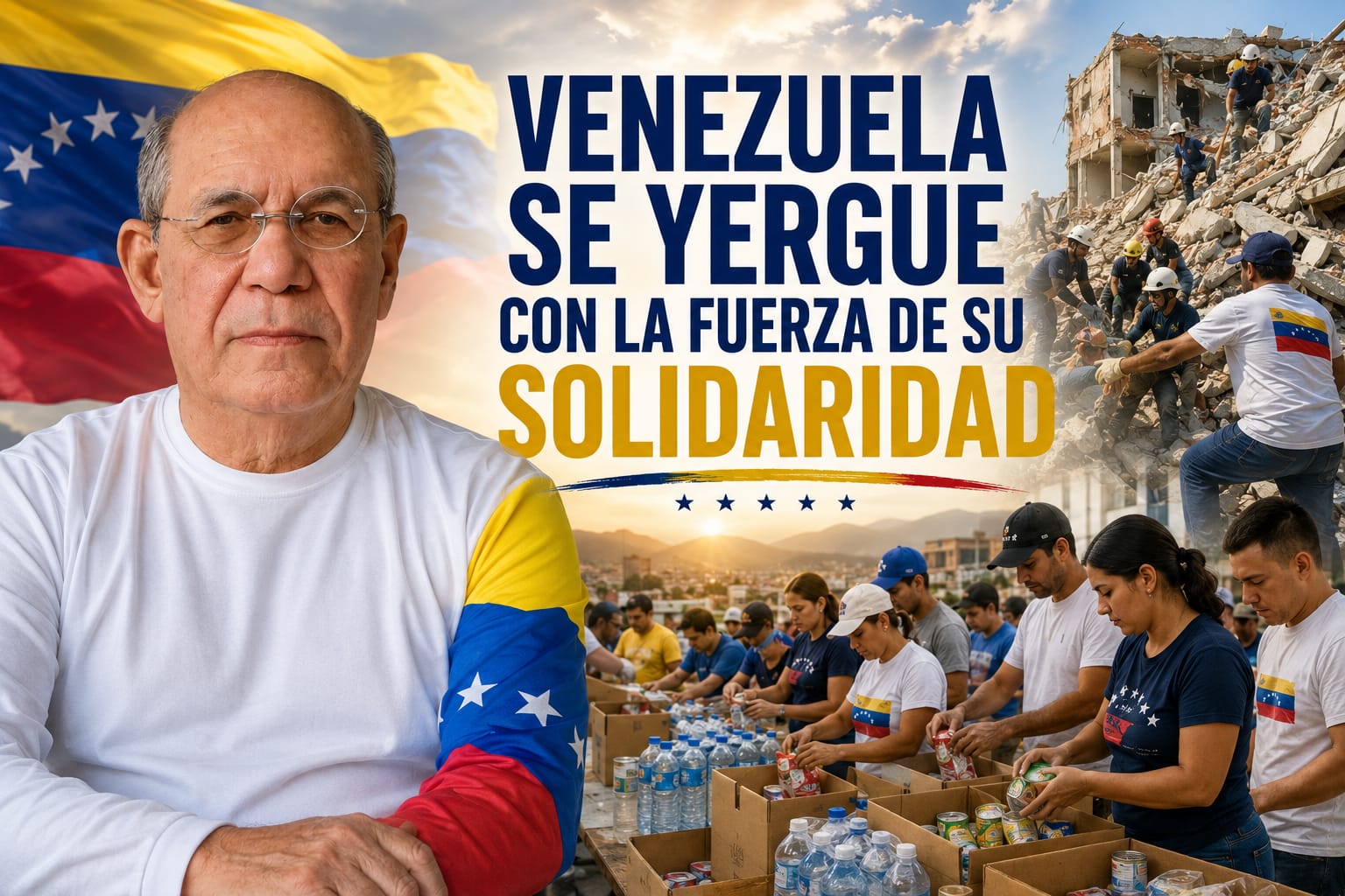 Omar González: Venezuela se yergue con la fuerza de su solidaridad