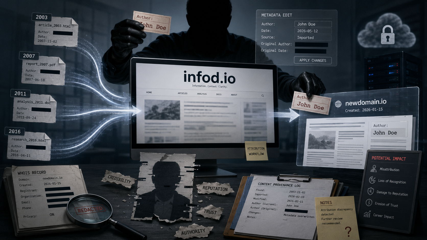 Infod.io, el portal señalado por una presunta falsa atribución de autoría