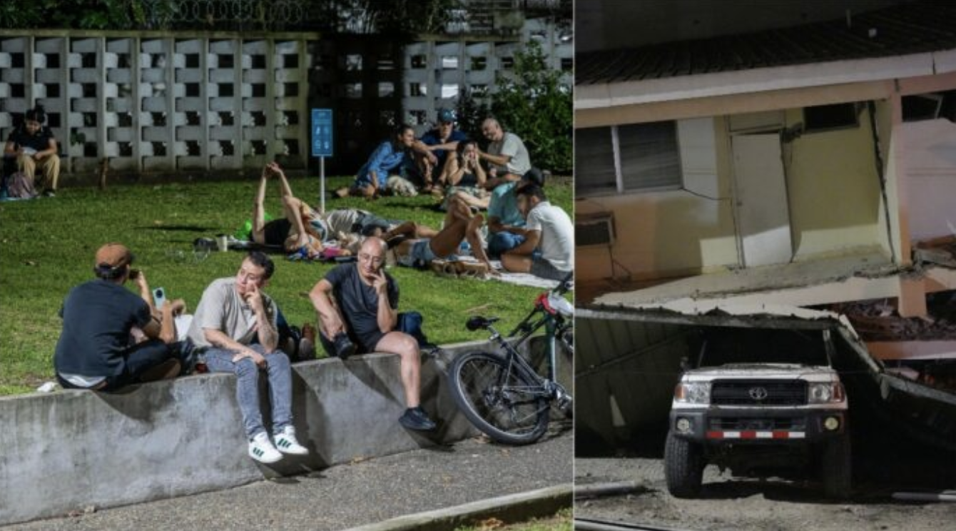Terremoto en Panamá, los testimonios: «Nunca habíamos visto algo así, tenemos miedo de regresar a nuestras casas». Polémica por la falta de alertas en los teléfonos móviles Terremoto en Panamá, los testimonios: «Nunca habíamos visto algo así, tenemos miedo de regresar a nuestras casas». Polémica por la falta de alertas en los teléfonos móviles